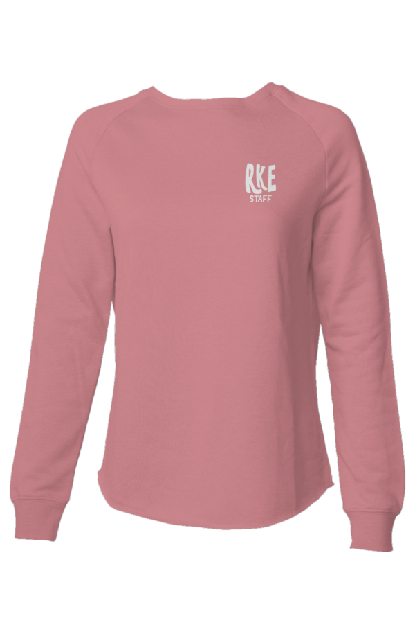 Womens Lightweight Wash Sweatshirt STAFF